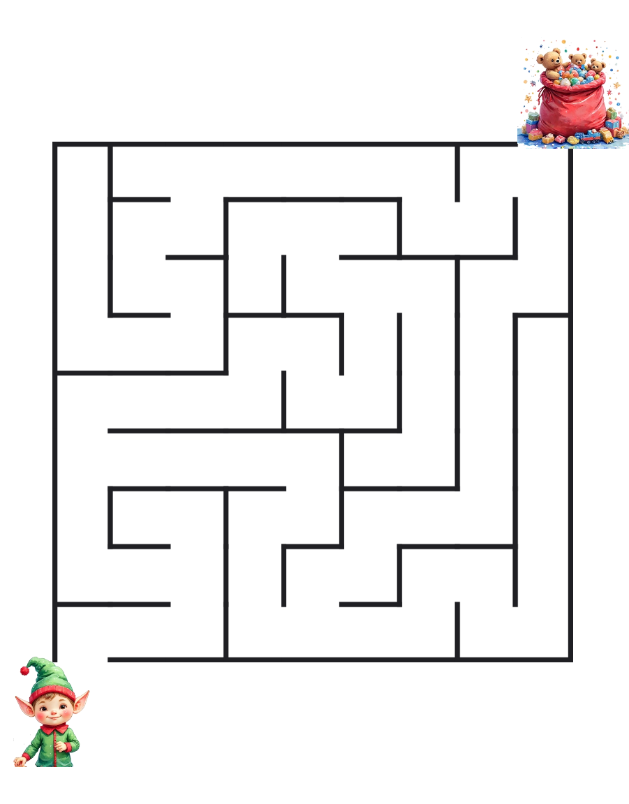 Christmas Maze 1