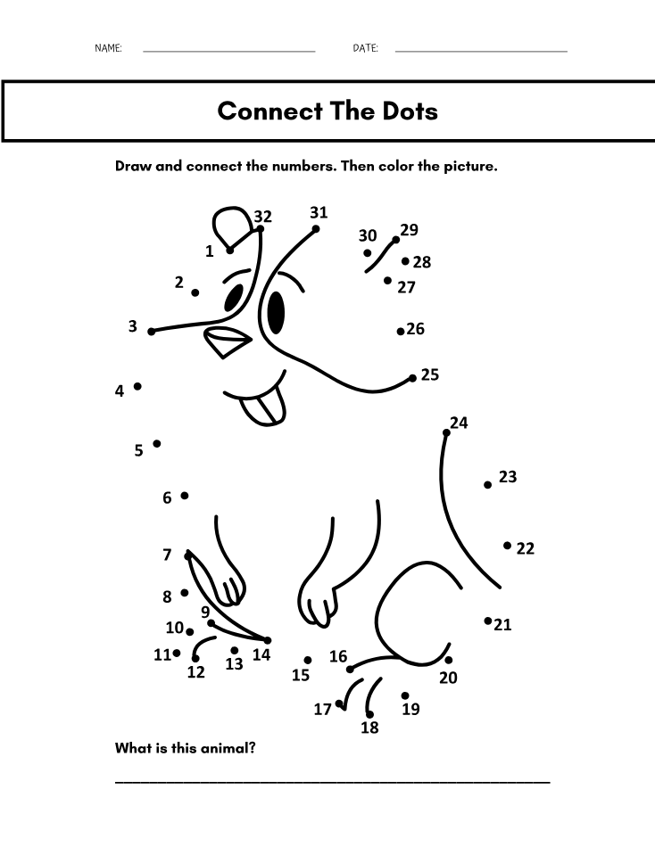 Kindergarten Beginner Hamster Color by Number Worksheet - Free Printable PDF preview